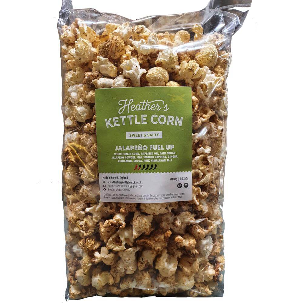 Heaters Kettle Corn Jalapeno Fuel Up Small 80g